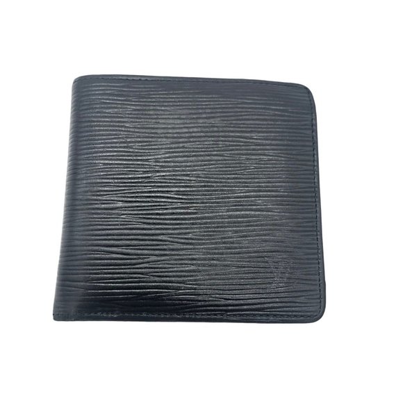 LOUIS VUITTON Vintage Epi Leather Marco Bifold Wallet Noir 77783 Black
